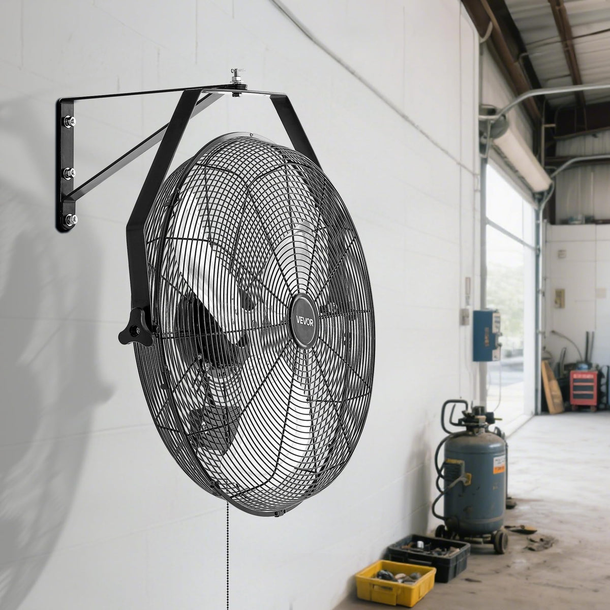 20 Inch Industrial Wall Mount Fan 3 Speeds B7674