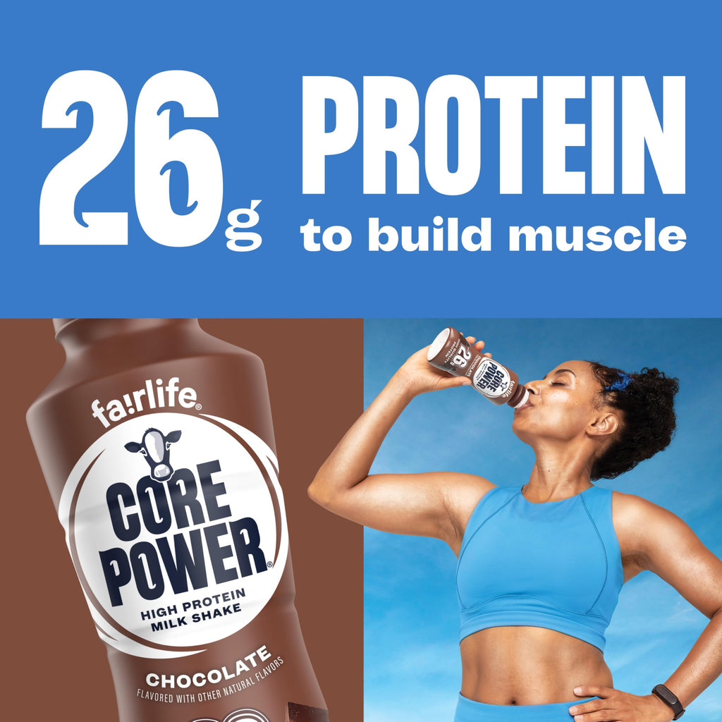 26g Protein Chocolate Milk Shakes 14 Fl Oz (Pack of 12) G303