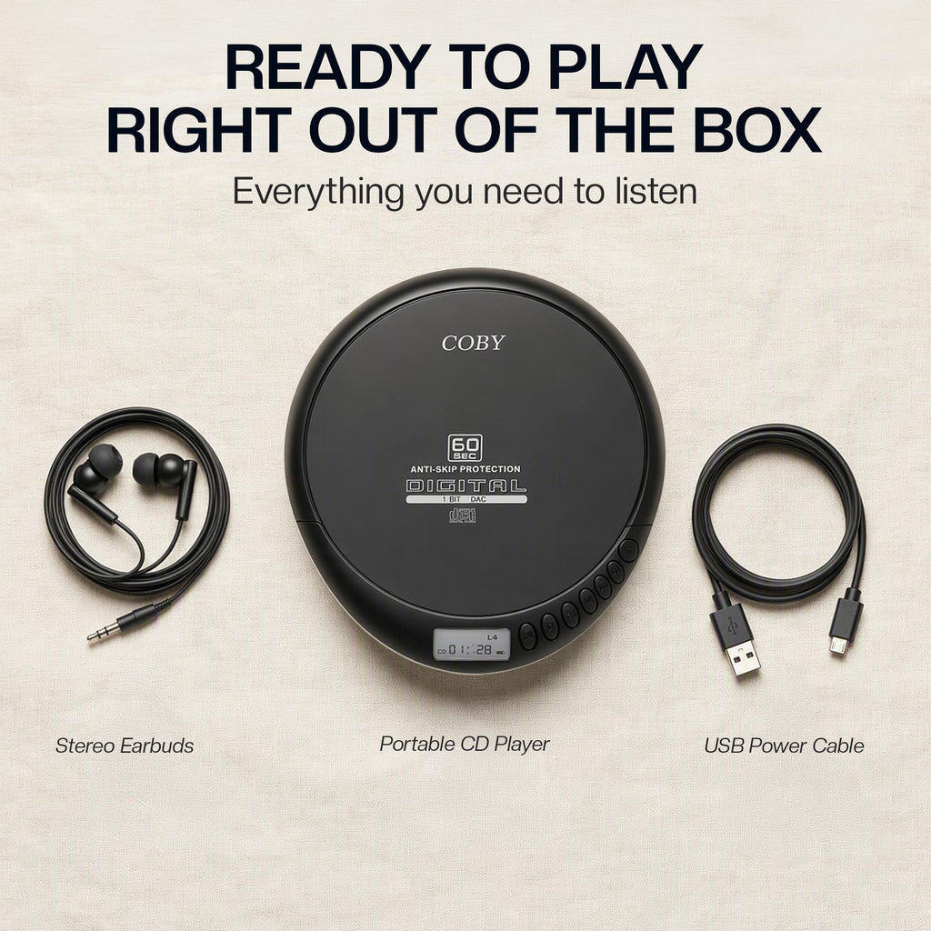 Portable CD Player with FM Radio H653