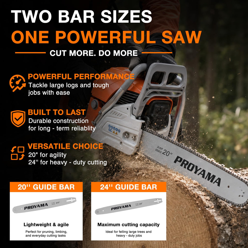 68CC Gas Powered Chainsaw L520