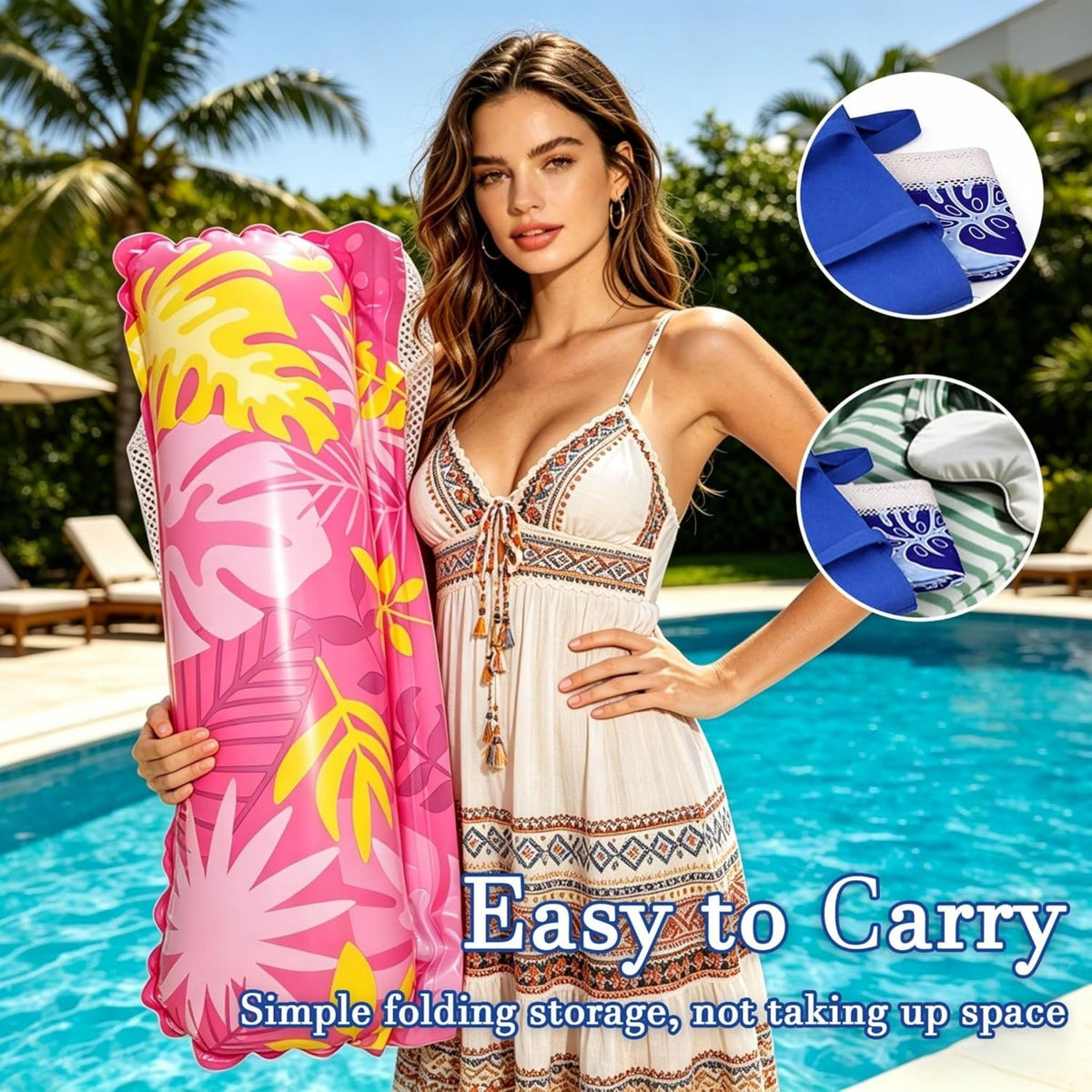 Inflatable Pool Float 6 Pack K2541