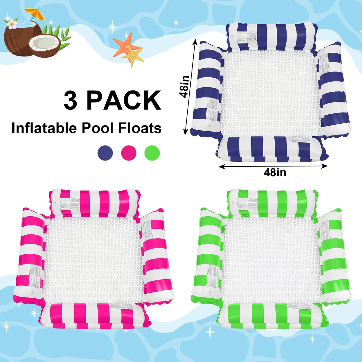 Inflatable Pool Floats Adult R265