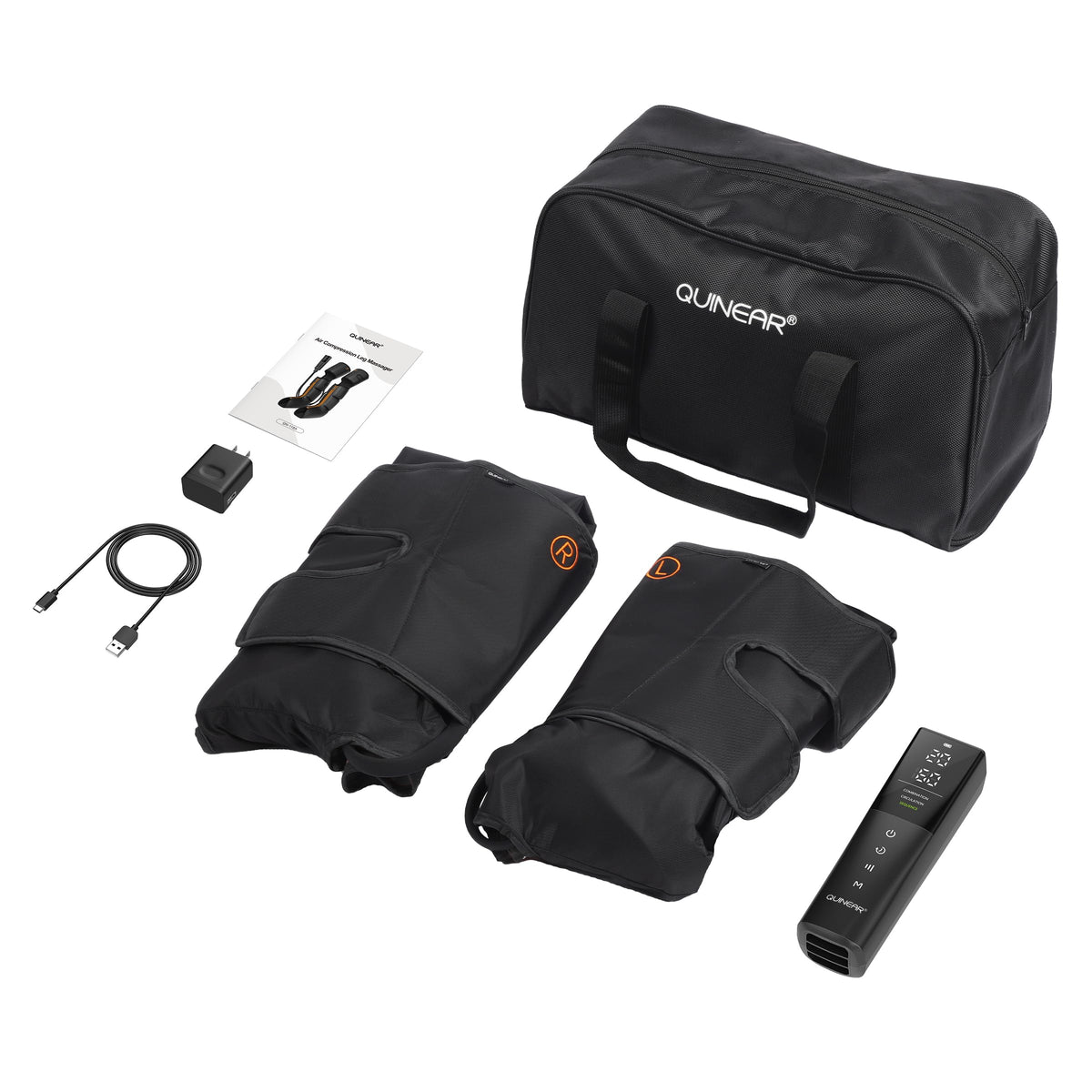Cordless Rechargeable Leg Air Compression Massager F14662