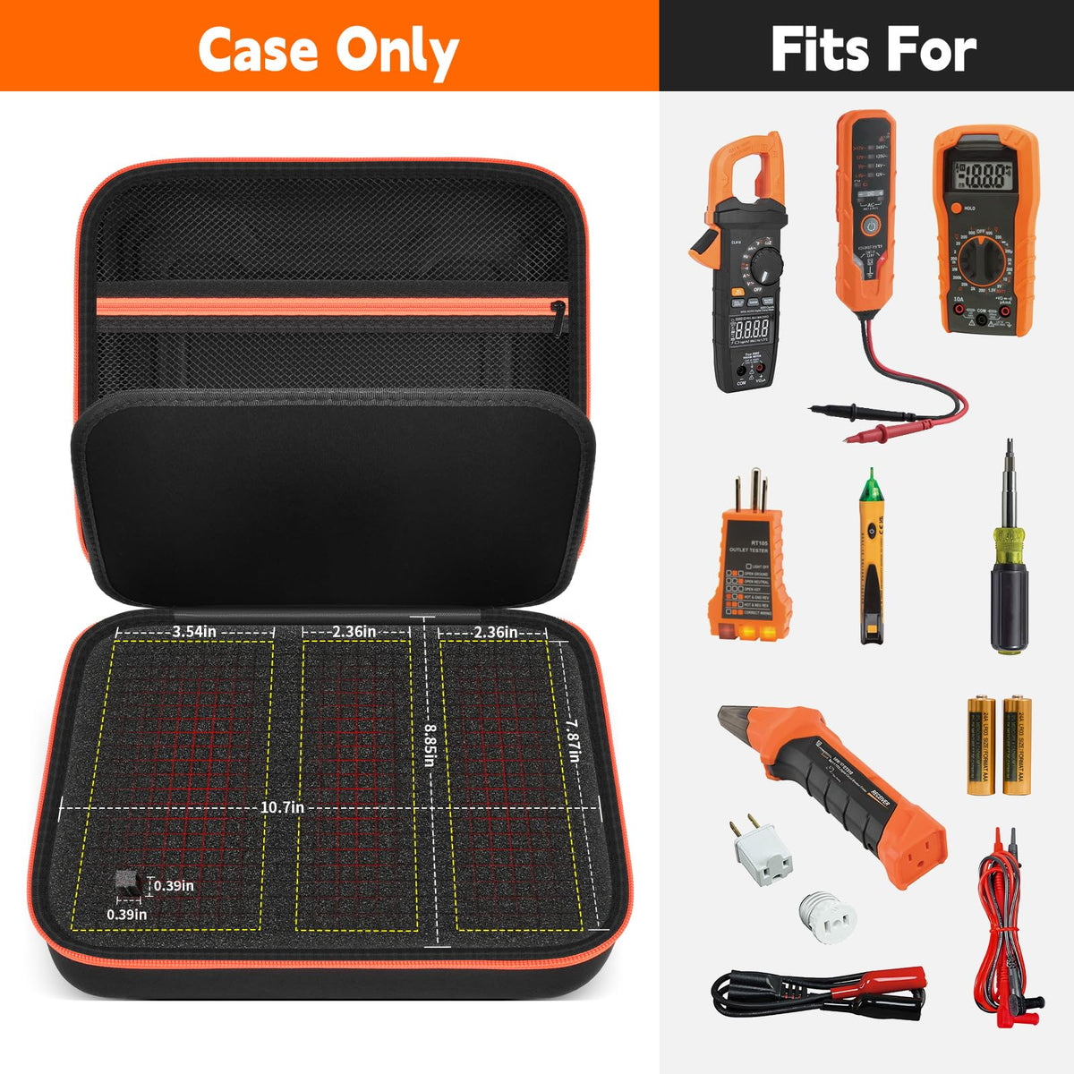 Black Multimeter Case J66413