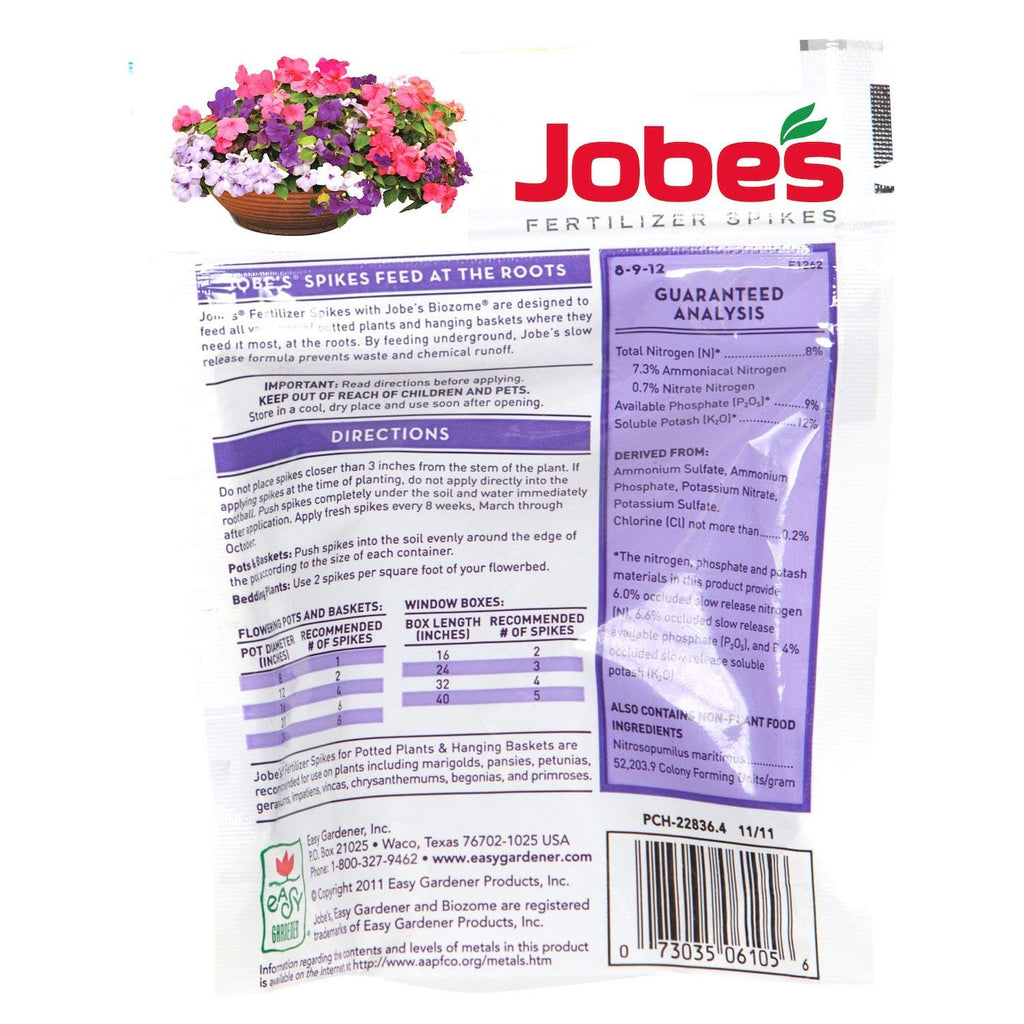Time Release Fertilizer Spikes 18 Spikes 2 Pack Y604