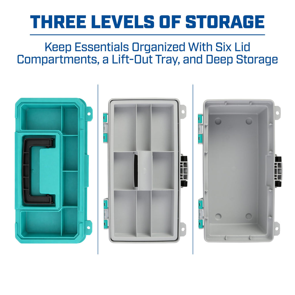 13" Tackle Box with Lift Out Tray F972
