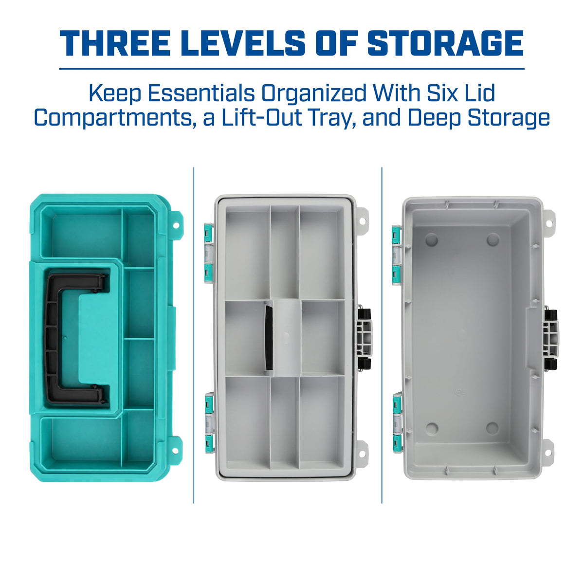 13" Tackle Box with Lift Out Tray F972
