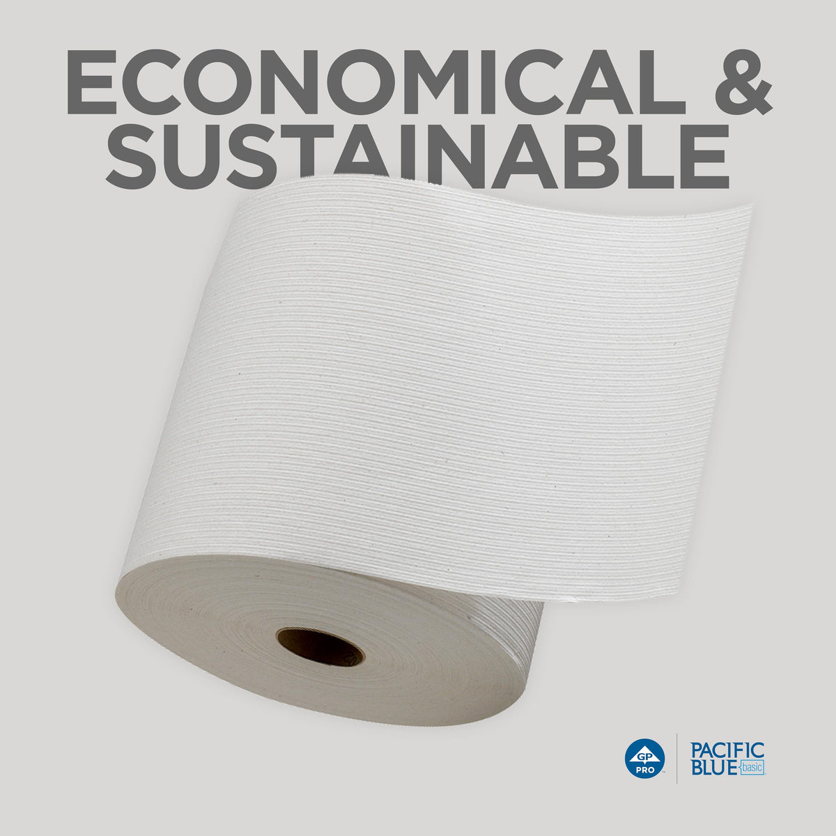 White Recycled Paper Towel Rolls O37431