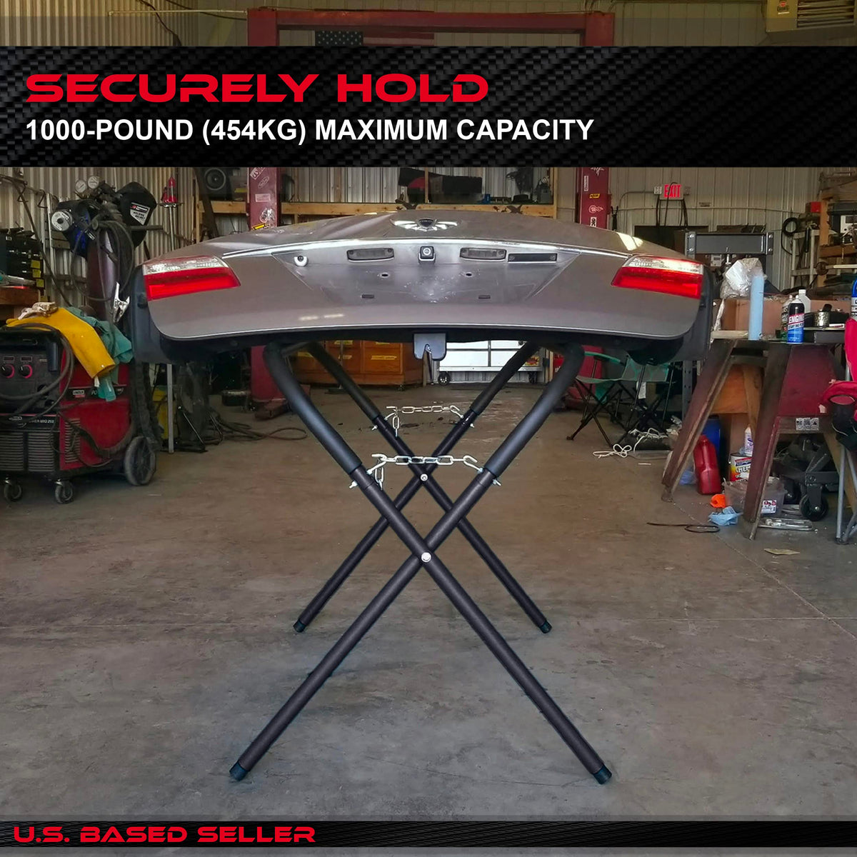 Folding Work Stand 2pk 2000lb Capacity Portable Workbench U70412