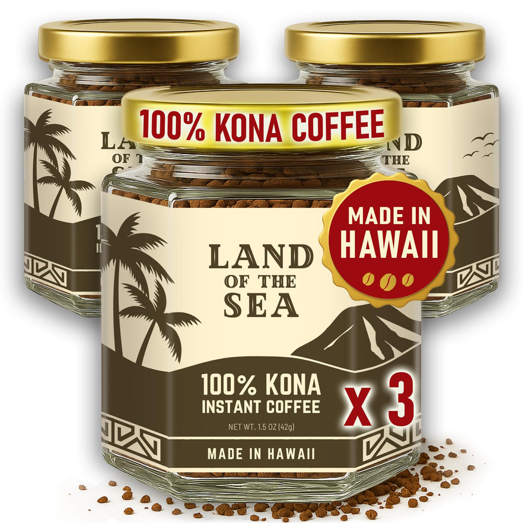 Hawaiian Instant Coffee 3 Packs Medium Roast Freeze Dried Arabica K94453