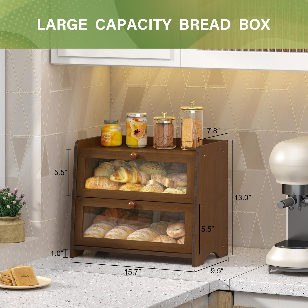 Double Layer Bread Box T63790
