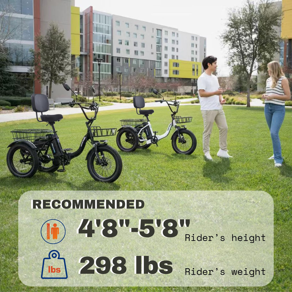 Fat Tire Folding Electric Tricycle R51982