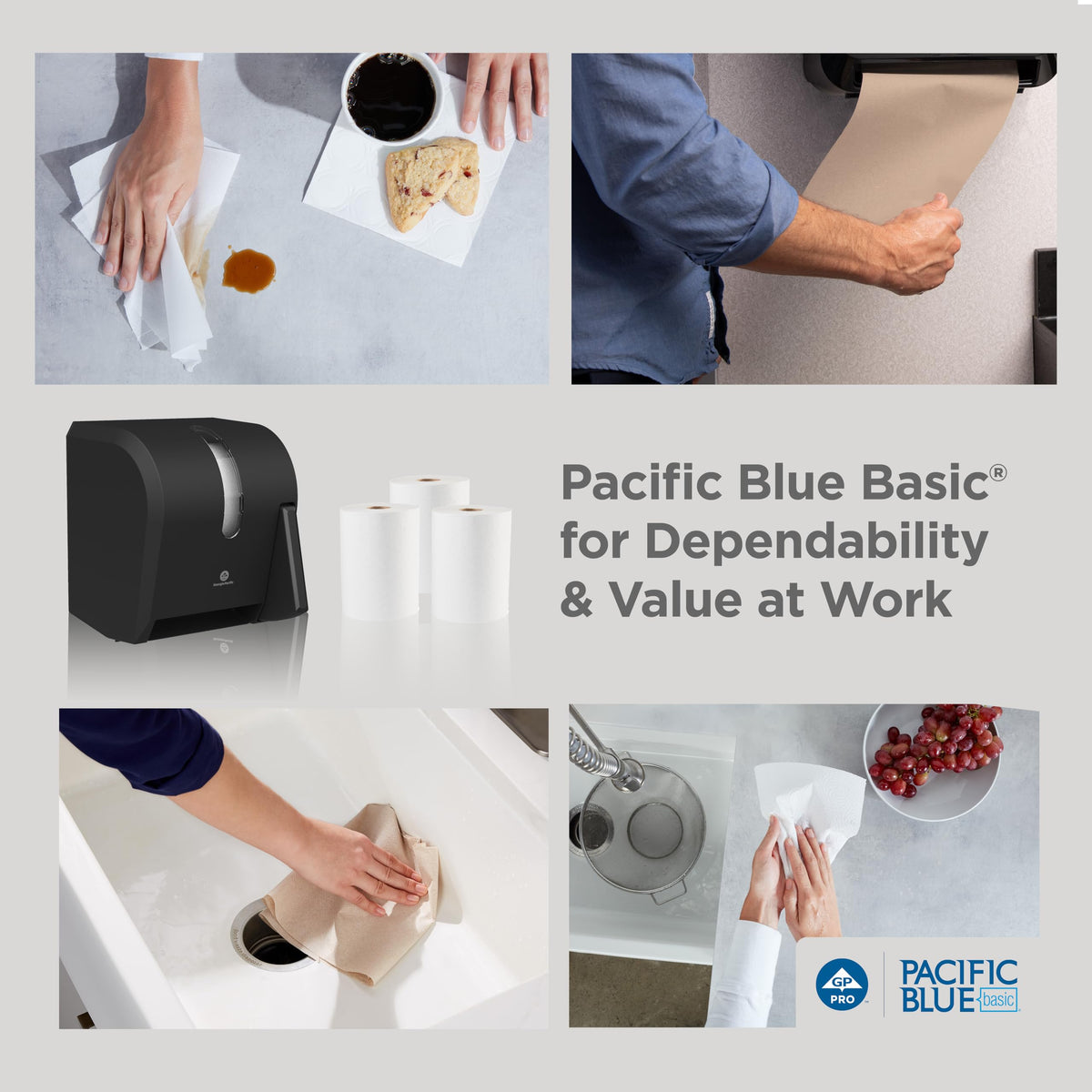 White Recycled Paper Towel Rolls O37431