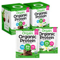 Organic Vegan Protein Powder Travel Packs Vanilla Bean and Chocolate Fudge 10 Packets Each G386239