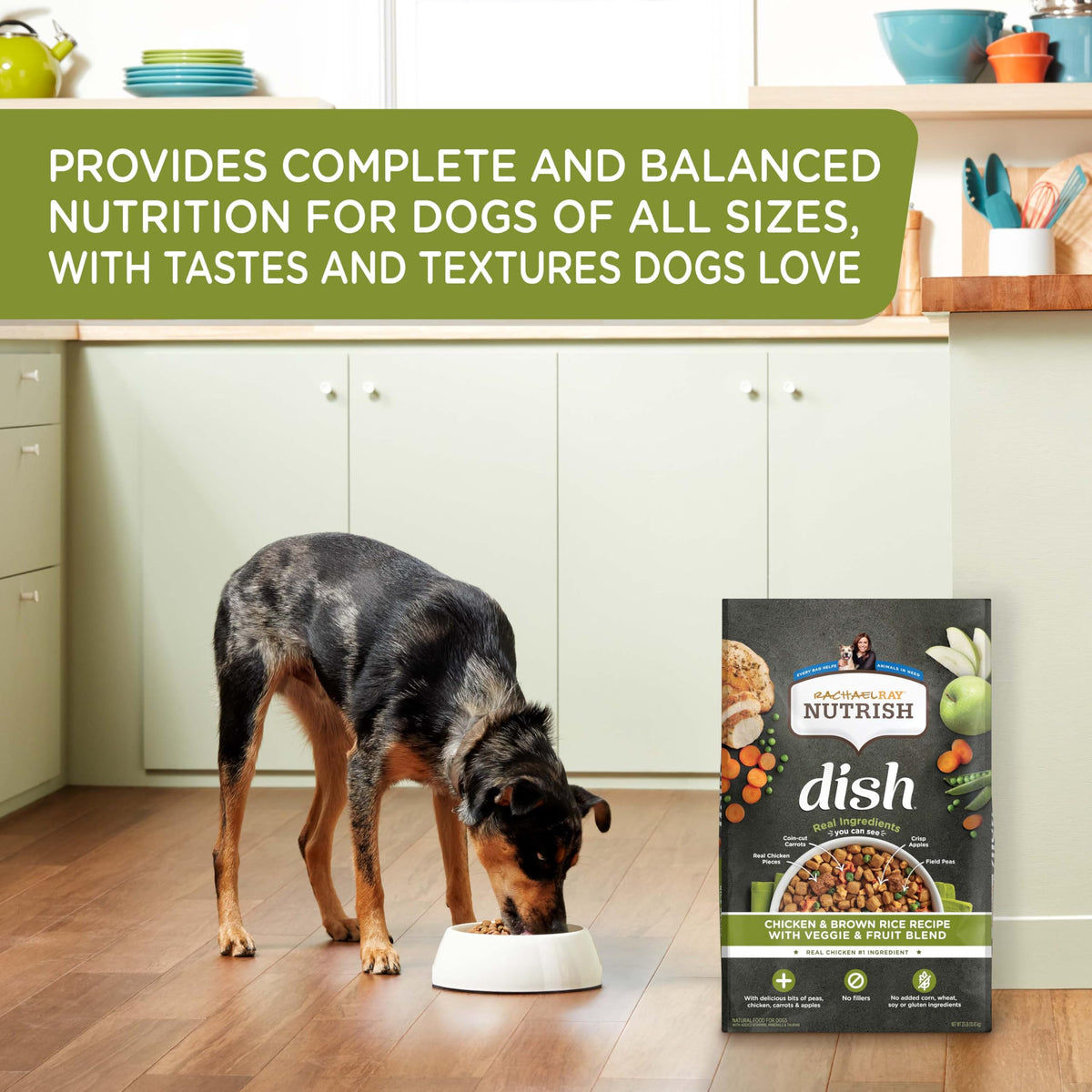Natural Dry Dog Food Chicken & Brown Rice 3.75 Pound Bag Pack of 2 C58090