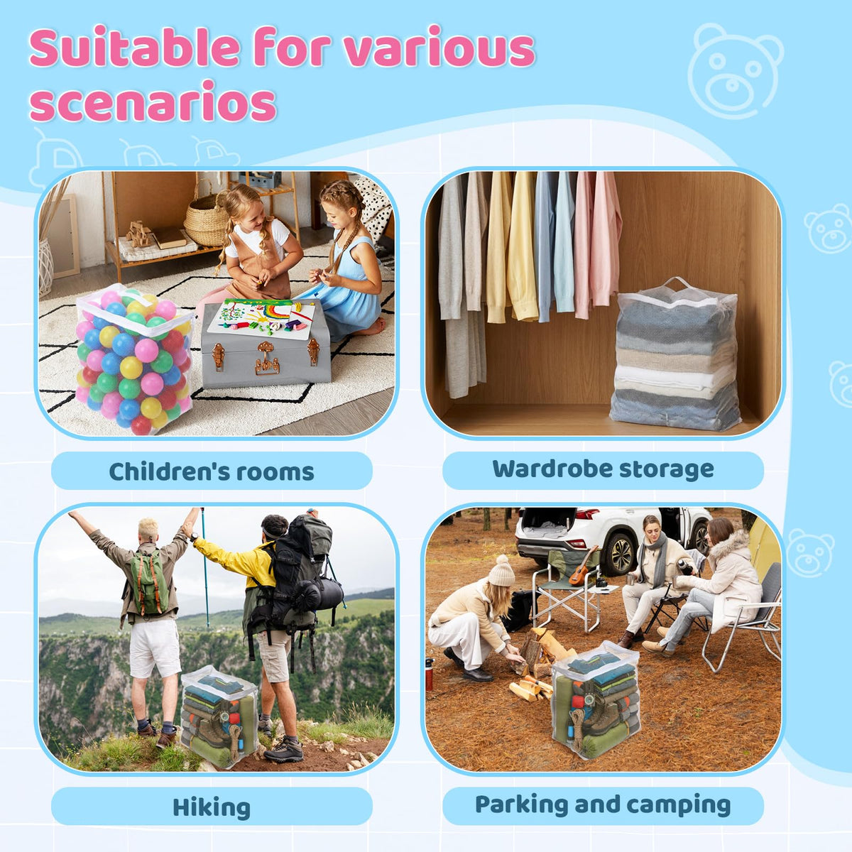 Reusable Storage Mesh Bag V23747