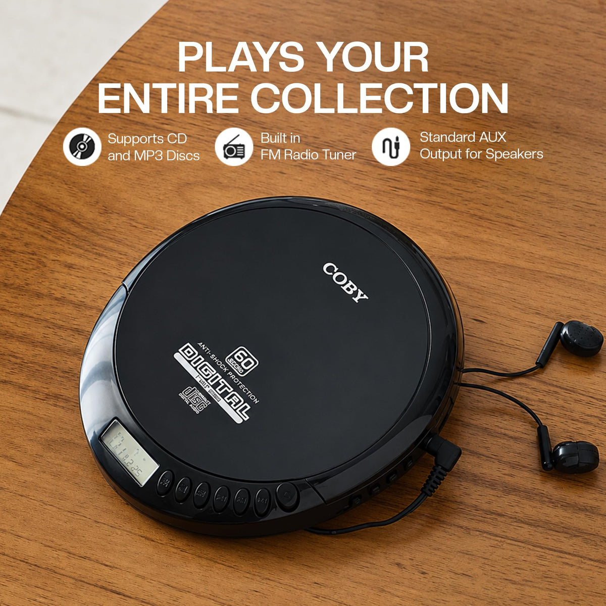 Portable CD Player with FM Radio H653