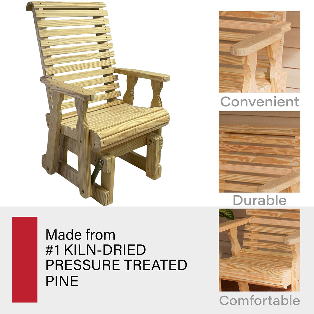Treated Pine Glider Chair J9806