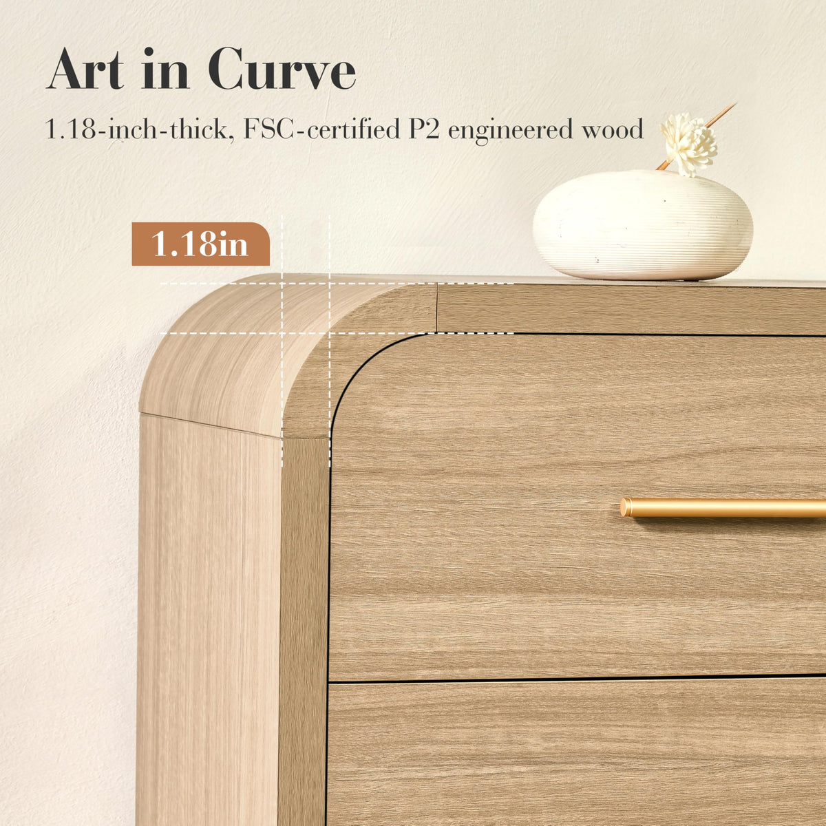 Gray Oak 9 Drawer Dresser T756178