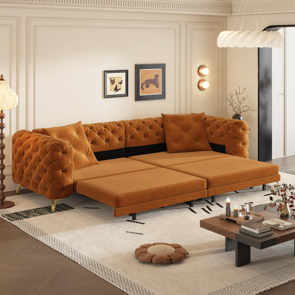 King Size 3 in 1 Pull Out Sofa Bed F75526