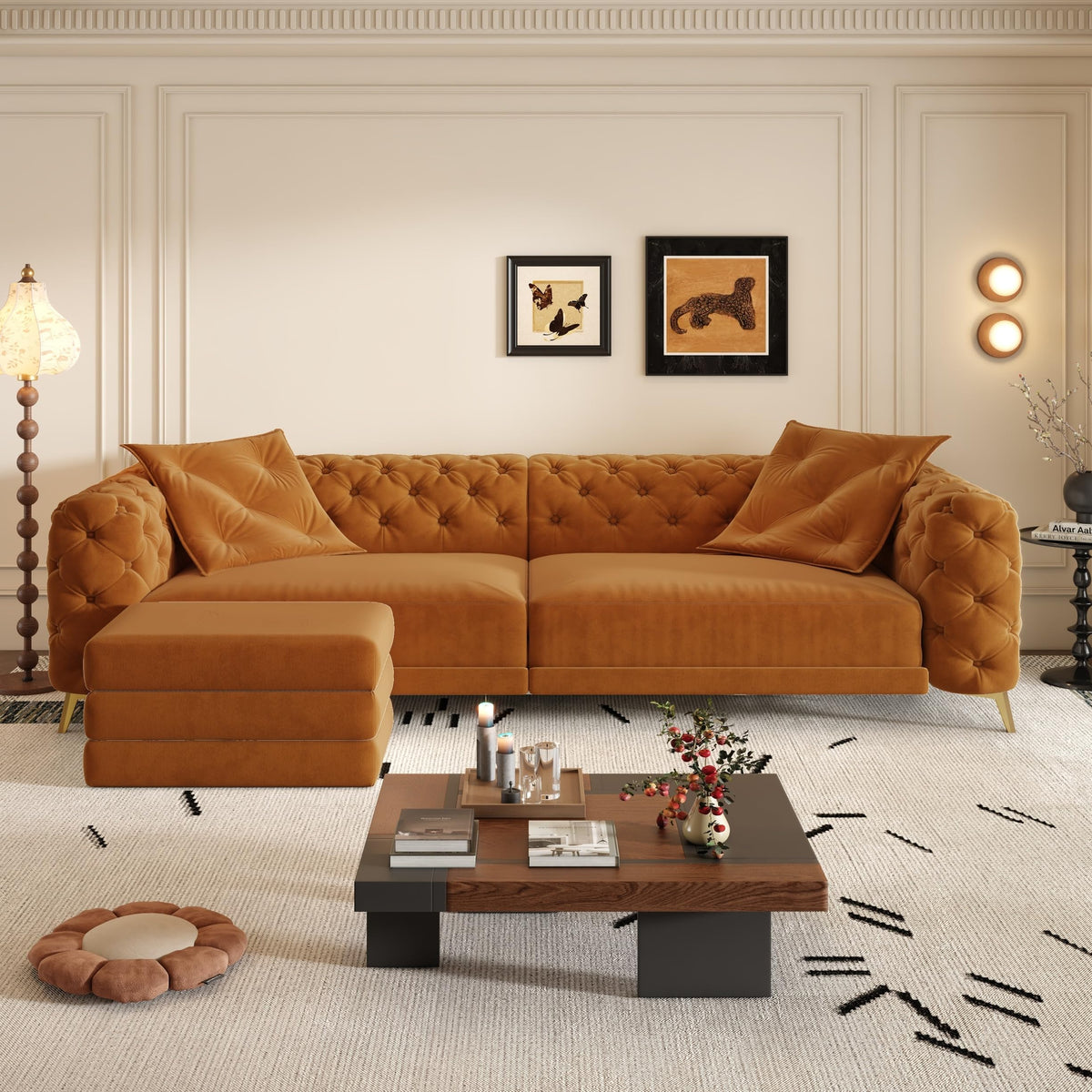 King Size 3 in 1 Pull Out Sofa Bed F75526