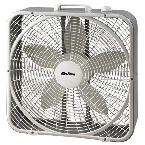 20-Inch 3-Speed Box Fan & 20x20x1 MERV 13 Pleated Air Filter 6 Pack A554305