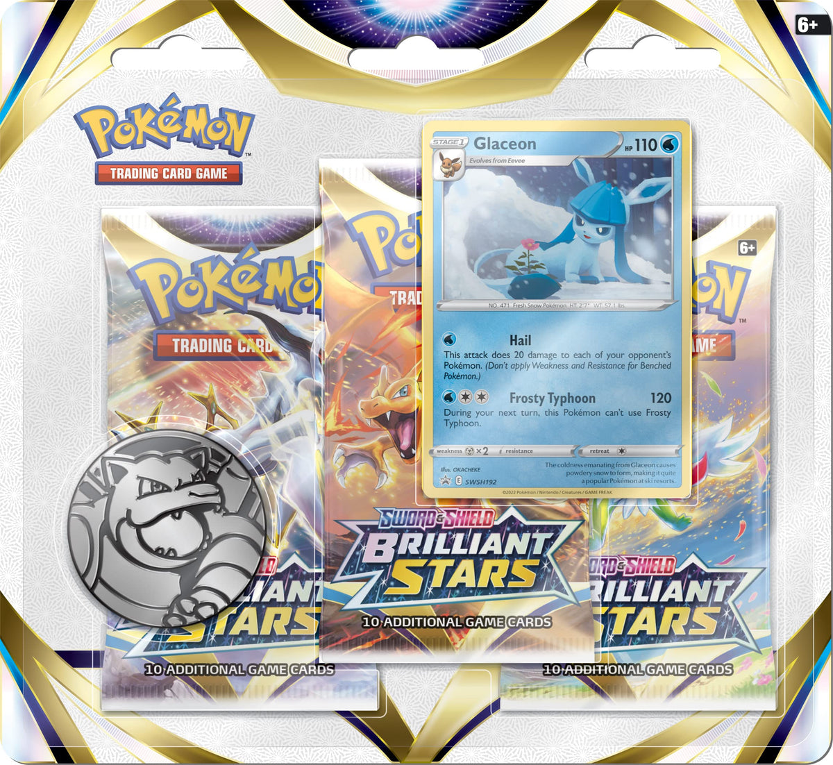 Pokemon TCG Three-Booster Blister S84109